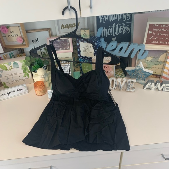 5 for $25- NWT Aqua Eve Tank Top/ or Swimsuit Top size Large - Picture 7 of 12